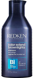 lot 36145 image: Redken Color Extend Brownlights Blue Shampoo  Hair Toner For Natural & Color-Treated Brunettes  Tones & Neutralizes Brass In Brown Hair  Sulfate Free Shampoo