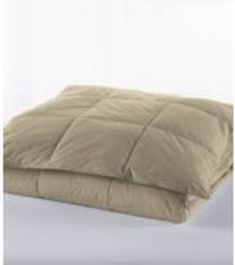 lot 36162 image: L.L. Bean Classic Colors PrimaLoft Comforter, Queen, BeigeTan