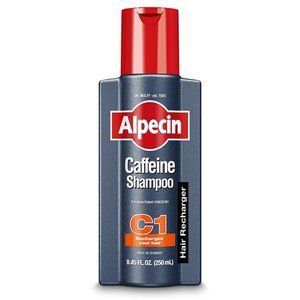 lot 36203 image: Alpecin C1, Caffeine Shampoo, 8.45 fl oz, Caffeine Shampoo Cleanses the Scalp to Promote Natural Hair Growth, Leaves Hair Feeling Thicker and Stronger