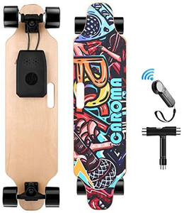 lot 36212 image: Caroma 36 Electric Skateboard with Remote, 700W Dual Motor Electric Longboard, 15.6 MPH Max Speed, 10-12 Miles Range, 8 Layer Maple, 3-Speed Modes E-Skateboard for Adults, Teens, Youths