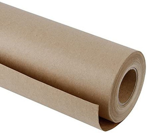 lot 36250 image: RUSPEPA Brown Kraft Paper Roll - 36 inches x 100 feet - Recyclable Paper Perfect for Wrapping, Craft, Packing, Floor Covering, Dunnage, Parcel, Table Runner