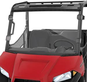 lot 36255 image: Hard Coated Polycarbonate Clear UTV Full Windshield for Midsize 2015 Polaris Ranger 570570 CrewEV  2017 Polaris Midsize Ranger 5002015-2016 ETX