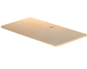 lot 36280 image: Tabletop - 48 x 30 - Bamboo Light Matte