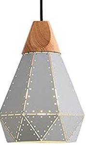 lot 36291 image: ZHANGMM Korean Minimal Pendant Light Fixtures Modern Handle Chandelier Colored Metal Lampshade Macaron Hanging Lamp Energy, Slightly Differs from Stock Photos