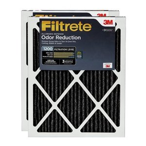 lot 36296 image: Filtrete AOR00-2PK-1E 16x20x1, AC Furnace Air Filter, MPR 1200, Allergen Defense Odor Reduction, 2-Pack