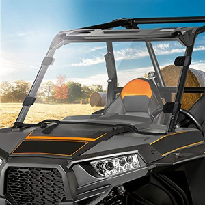 lot 36312 image: RZR 1000 XP Windshield, kemimoto Scratch Resistant Hard-coated Polycarbonate RZR Front Full Windshield Compatble with Polaris RZR 1000  XP 10004 1000 2014-2018