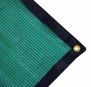 lot 36347 image: Harvest 70% Green Shade Cloth with Grommets, Premium Heavy Duty Mesh Tarp (12ft X 8ft)
