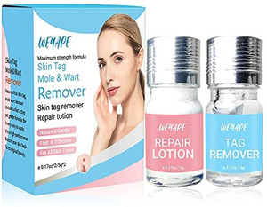 lot 39479 image: Mole Remover Skin Tag Removal - Mole Corrector Repair Cream Set Endtag Remove Flat Moles and Skin Tags Safety at Home