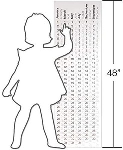 lot 39481 image: 2022 Bubble Wrap� Calendar - A Poster Sized Wall Calendar with a Bubble to Pop Everyday open box calendar is in perfect condition