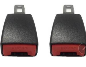lot 39490 image: Car Buckles-Safety Auto Extension Clip Connector Seat Belt Extender 2-Pack