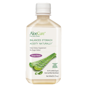 lot 39527 image: AloeCure Pure Aloe Vera Juice Grape Flavor