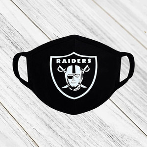 lot 39531 image: Oakland Raiders Face Mask-Reusable Face Mask-Washable Face Mask-American Football Face Masks-NFL Face Masks pack of 4 stock Photo varies from product