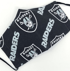 lot 39532 image: Raiders face Mask 4pcs stock Photo varies from product