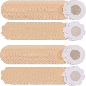 lot 39543 image: 40 Pairs Nipple Covers Breast Pasties Comfortable Disposable Non-woven Petals