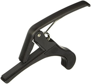 lot 39569 image: Premium Folk Acoustic Electric Guitar Banjo Gold Quick Change Capo Key Clamp, Style 1