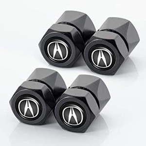 lot 39593 image: 4 Pcs Metal Car Wheel Tire Valve Stem Caps for Acura stock Photo varies from product