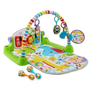 lot 33959 image: Fisher-Price Deluxe Kick & Play Piano Gym & Maracas