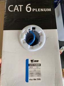 lot 33973 image: Cat6 Plenum cable