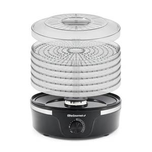 lot 3098 image: Elite Gourmet - 5-Tier Food Dehydrator - Black