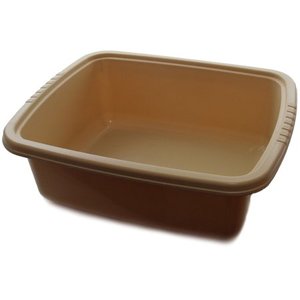 lot 3110 image: YBM Home Solid Plastic Dish Pan Basin