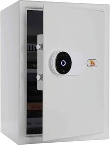 lot 3166 image: TIGERKING Large Biometric Safe Fingerprint Safe Security Safe Box Safes for Home, Hotel, Office-White