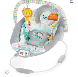lot 3169 image: Bright Starts Whimsical Wild Cradling Bouncer Seat with Soothing Vibration & Melodies
