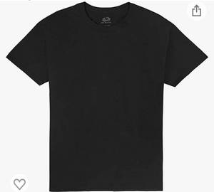 lot 3172 image: Fruit of the Loom black tshirts - size medium - pack of 5