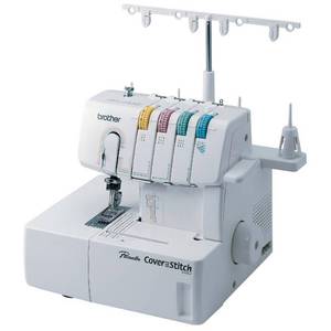 lot 3180 image: Brother 2340CV, Cover Stitch Machine with Color-Coded Threading Guide