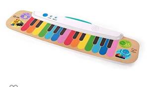 lot 3193 image: Baby Einstein Notes & Keys Magic Touch Wooden Electronic Keyboard Toddler Toy, Ages 12 Months 