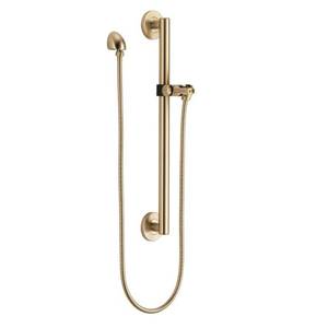 lot 3200 image: Delta 24 in. Adjustable Slide Bar for Handheld Showerheads in Champagne Bronze