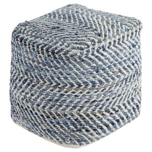 lot 3211 image: Signature Design by Ashley Chevron Pouf
