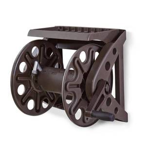 lot 3237 image: Liberty Basics Wall Mounted Hose Reel with Shelf
