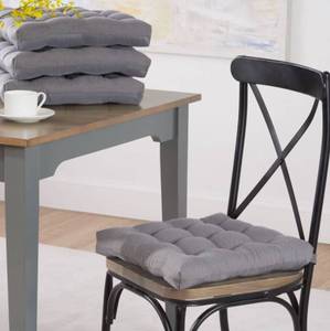 lot 3091 image: Indoor Outdoor Reversible Seat Cushion Pad - set of 2