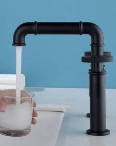lot 3127 image: matte black 2 hole bathroom faucet - awesome 