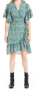 lot 3128 image: Max Studio Wrap Dress  Pool cover up XS