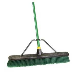 lot 6192 image: Quickie Bulldozer Poly Fiber Stiff Push Broom