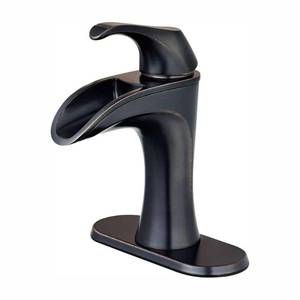 lot 6217 image: Pfister Brea Centerset Single-Handle Bathroom Faucet