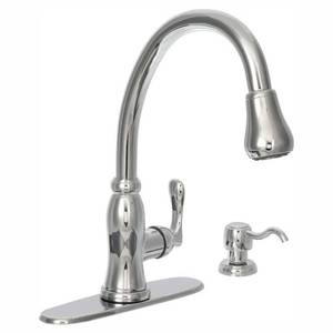 lot 6239 image: Glacier Bay Pavilion Single-Handle Pull-Down Kitchen Faucet