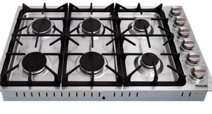 lot 6338 image: Thor Kitchen Gas Cooktop