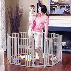 lot 6164 image: Toddleroo by North States 3-in-1 Metal Superyard