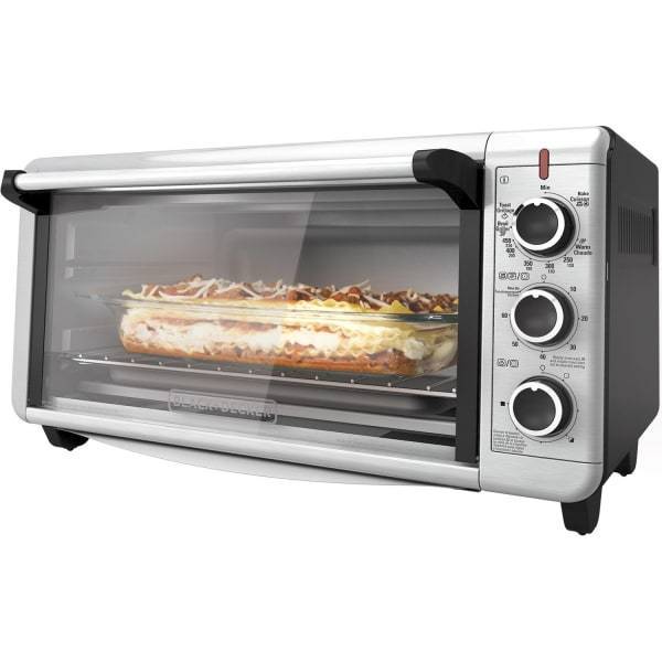 lot 6122 image: BLACKDECKER 8-Slice Extra-Wide Convection Oven