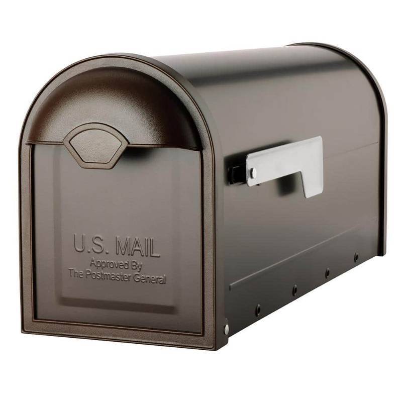 lot 9748 image: Architectural Mailboxes Winston Post Mount Mailbox