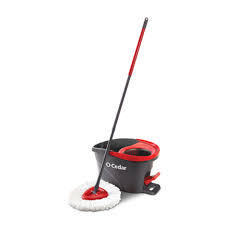 lot 9759 image: O-Cedar Microfiber Easywring Spin Mop &amp Bucket System