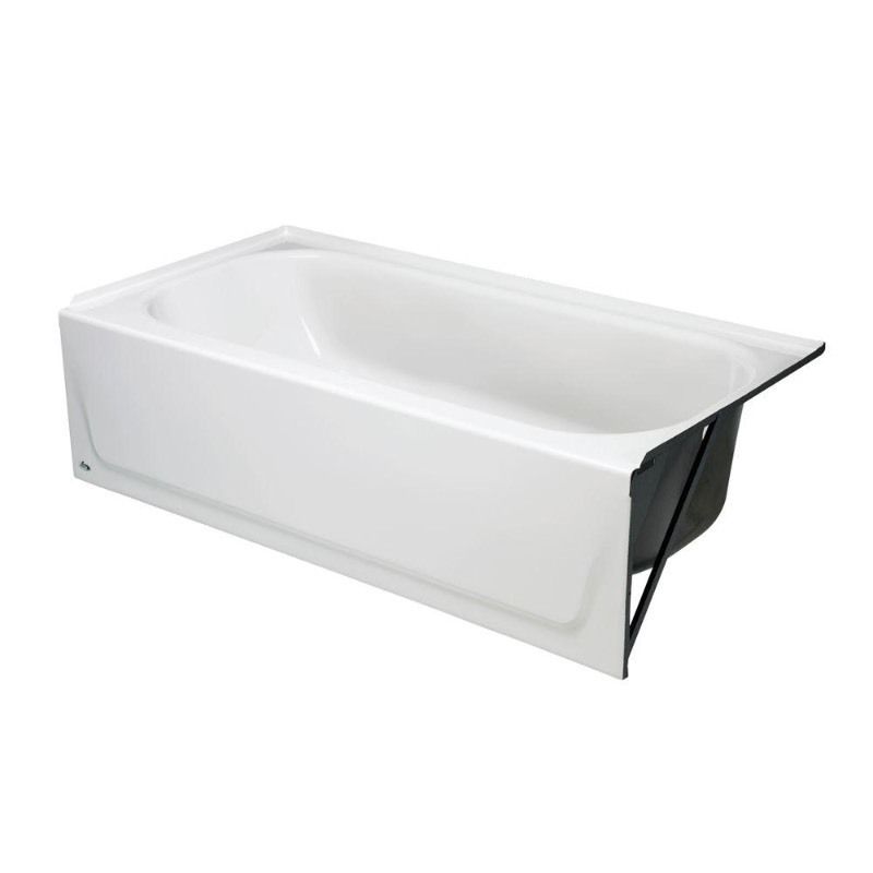 lot 7753 image: Bootz Industries Maui Right Drain Alcove Soaking Bathtub