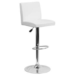lot 9881 image: Flash Furniture Contemporary Vinyl Adjustable Barstools (2 COUNT)