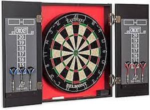 lot 9894 image: Javelin Sports Belmont Bristle Dartboard & Cabinet