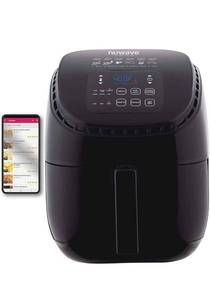 lot 10359 image: NUWAVE Brio 3-Quart Digital Air Fryer includes Nuwave Cooking Club App, one-touch digital controls, 6 easy presets.