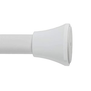 lot 10371 image: Shower Curtain Rod Tension, 43-72 inches Adjustable Curtain Rod, No Rust Shower Rods for Bathroom, Strong Secure Hold Shower Rod, Durable Steel 1 Wide Tension Rod, Hardware Included for Per