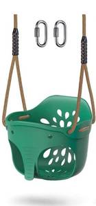 lot 10438 image: Dolibest High Back Full Bucket Toddler Swing