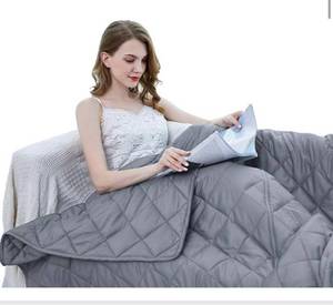 lot 10440 image: ZZZhen Weighted Blanket - High Breathability - 4872 15LB